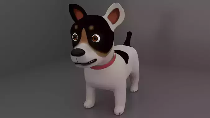 Dog Cartoon Rigged