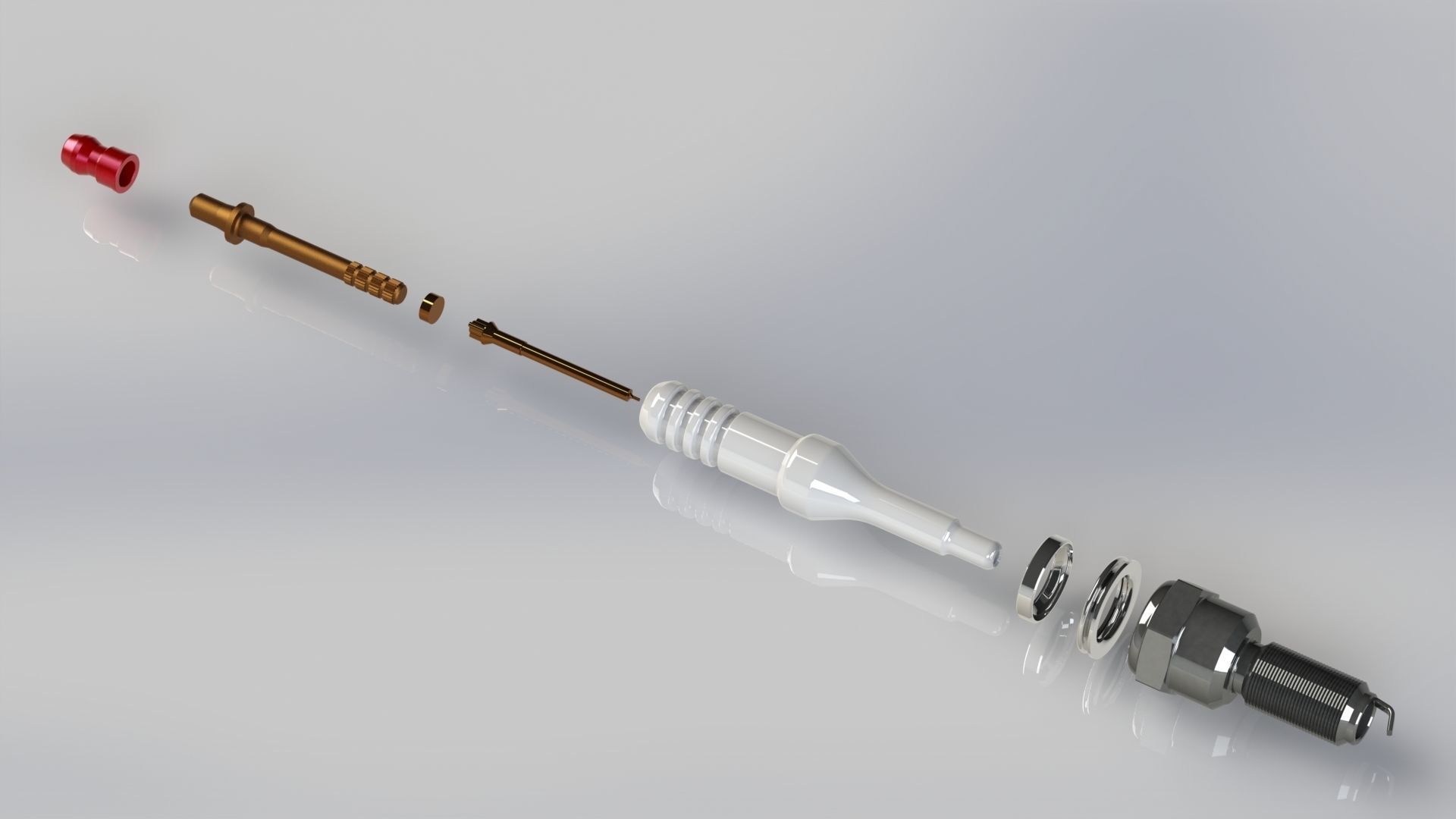 Spark Plug 3D model_1