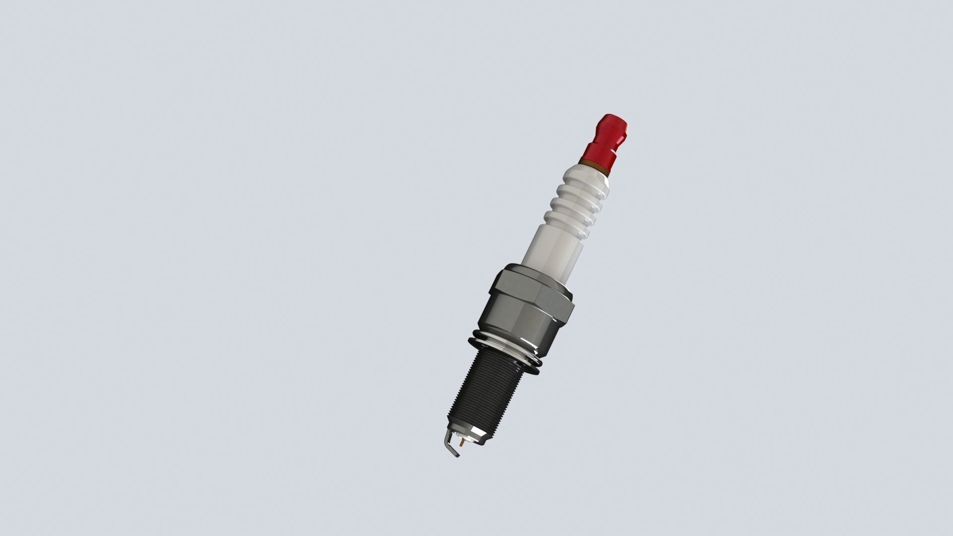Spark Plug 3D model_4