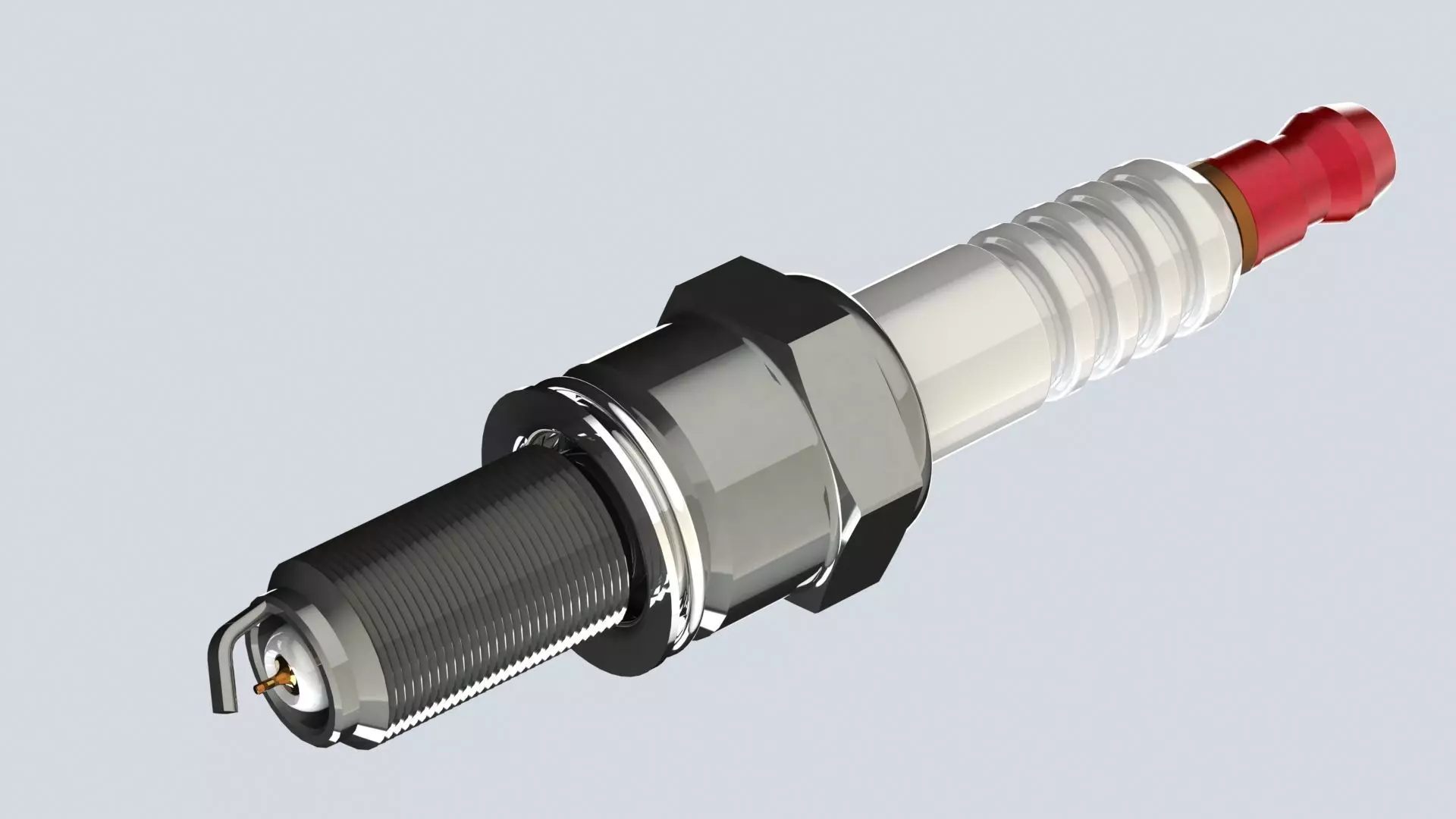 Spark Plug 3D model_0