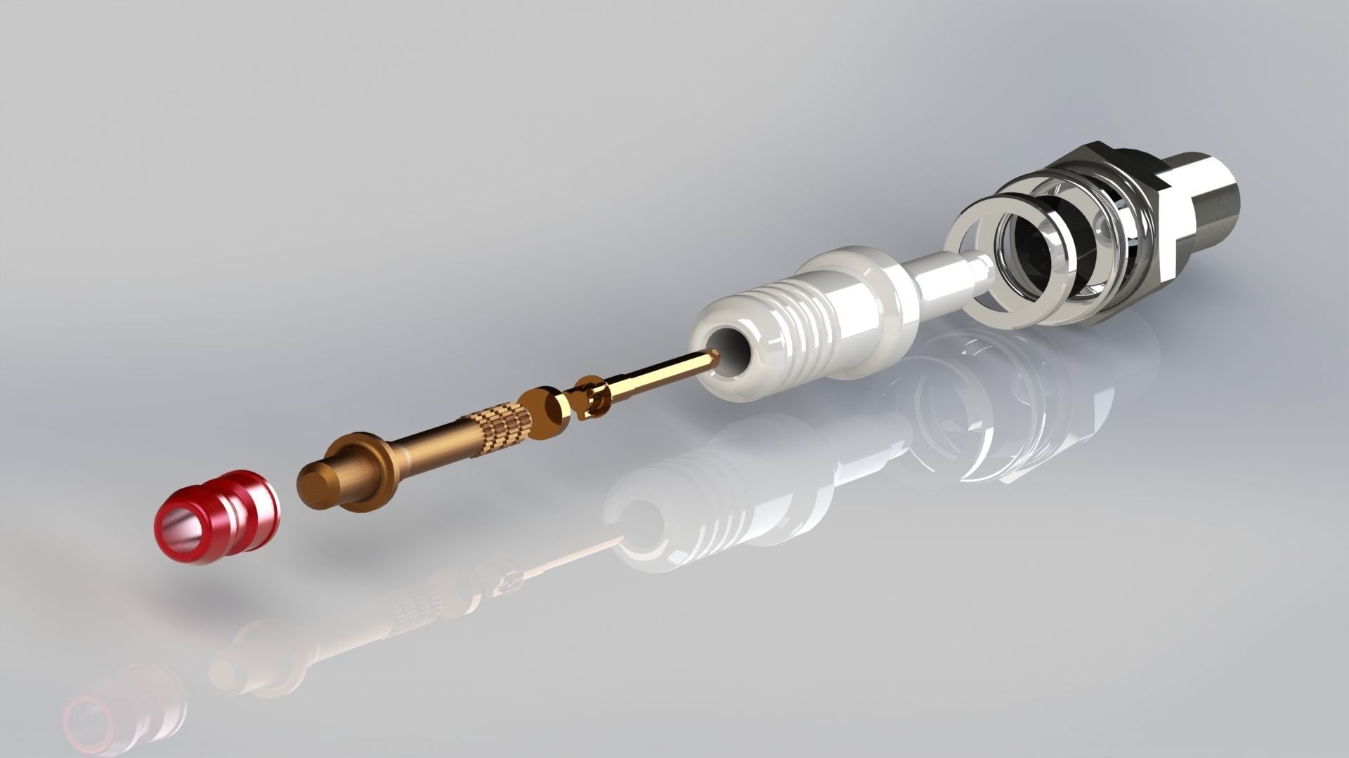 Spark Plug 3D model_3