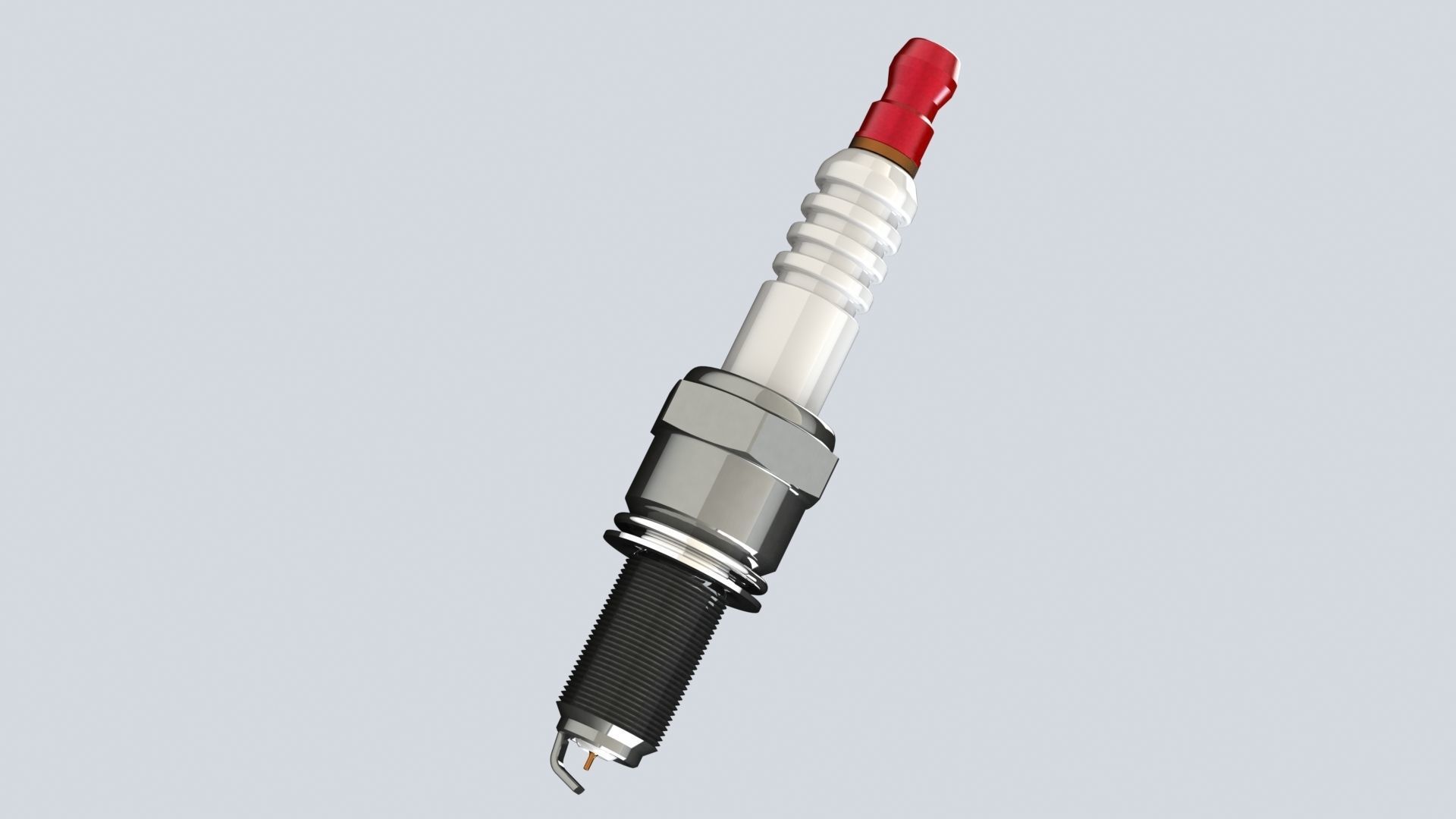 Spark Plug 3D model_2