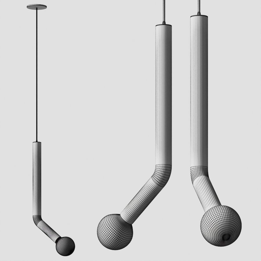 Open Mic Pendant by Phase Design 3D model_1