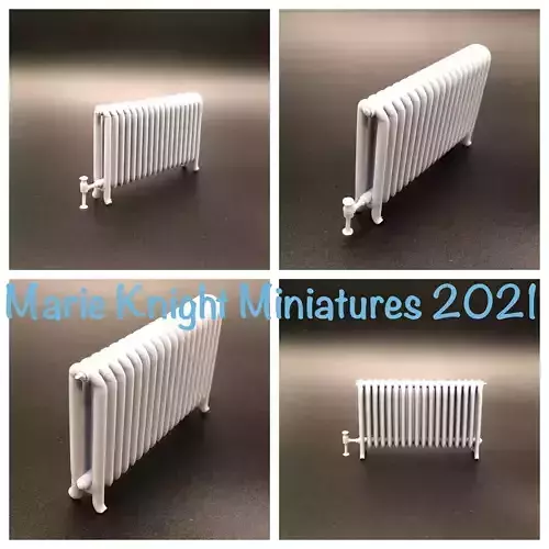 12th scale Vintage Radiators for dollhouse 3D print model