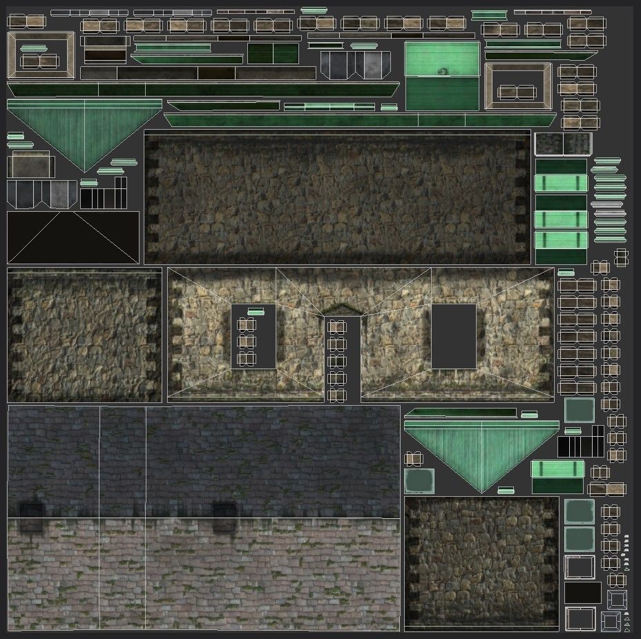 Old stone cottage 3D model_9