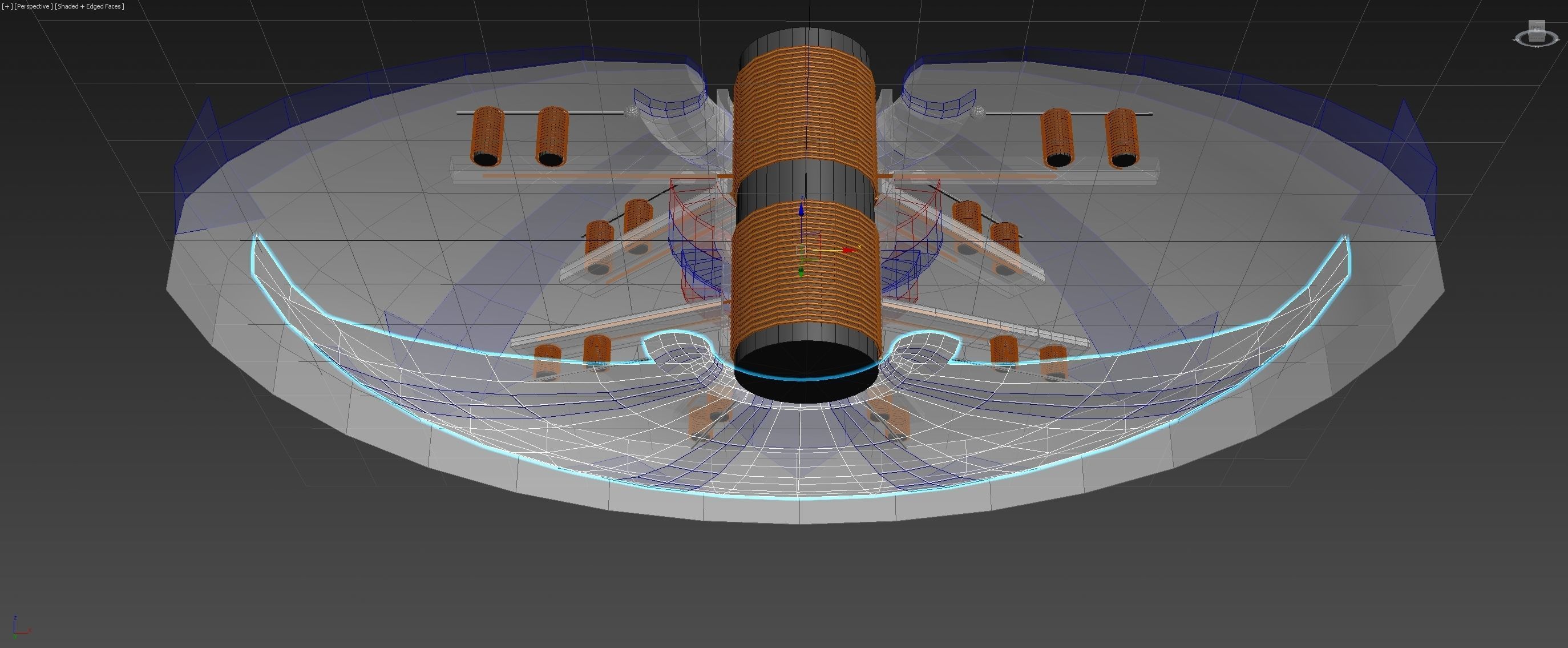 UHF - Deca-Hexa Doorbell - Concept 3D model_8