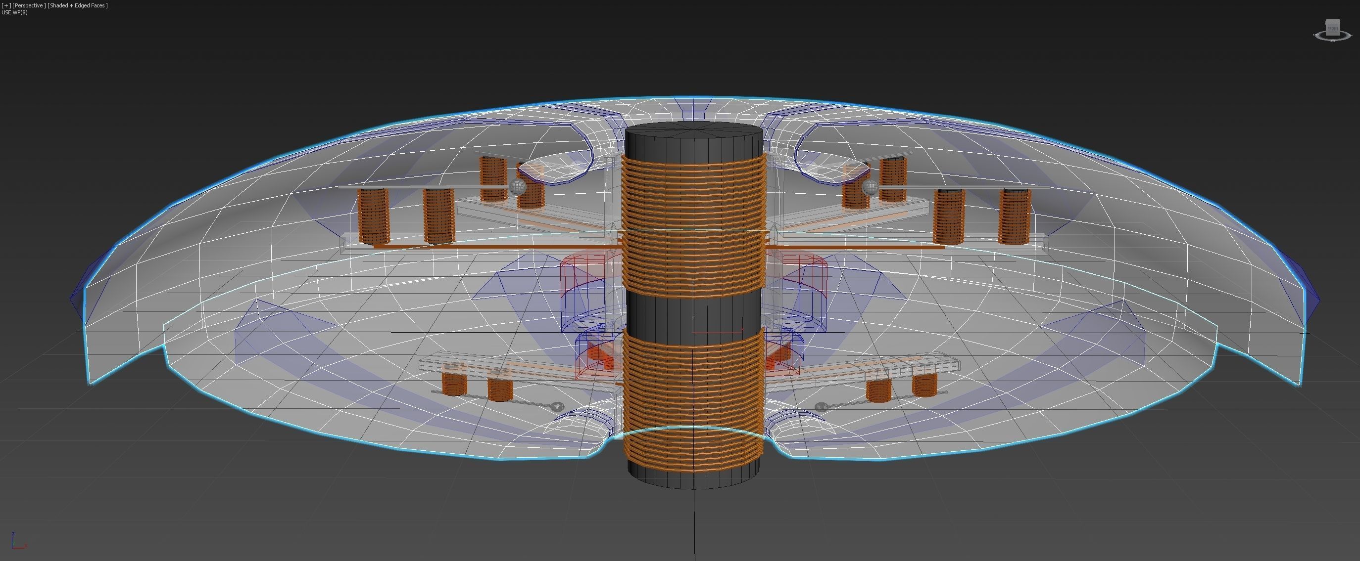 UHF - Deca-Hexa Doorbell - Concept 3D model_9