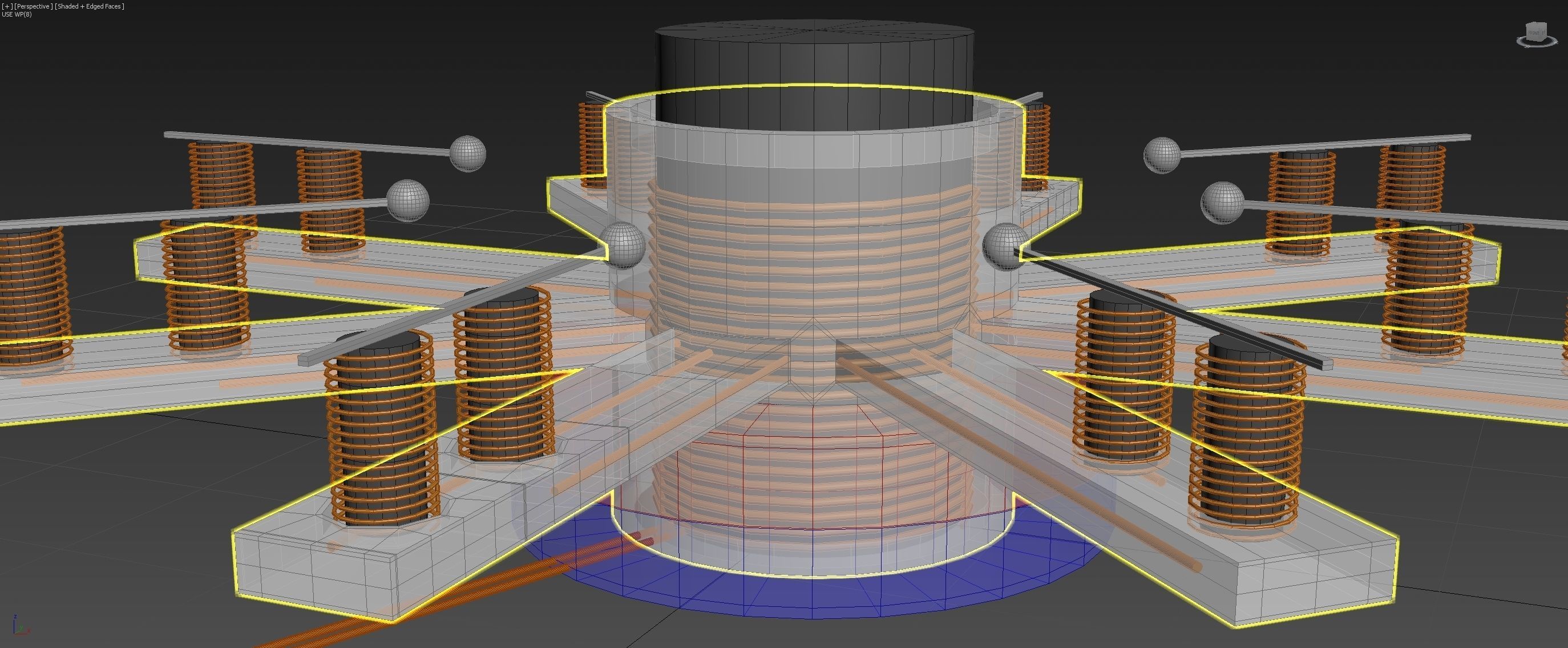 UHF - Deca-Hexa Doorbell - Concept 3D model_6