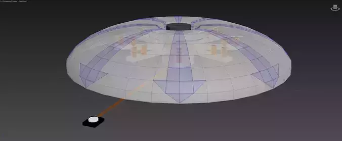 UHF - Deca-Hexa Doorbell - Concept 3D model