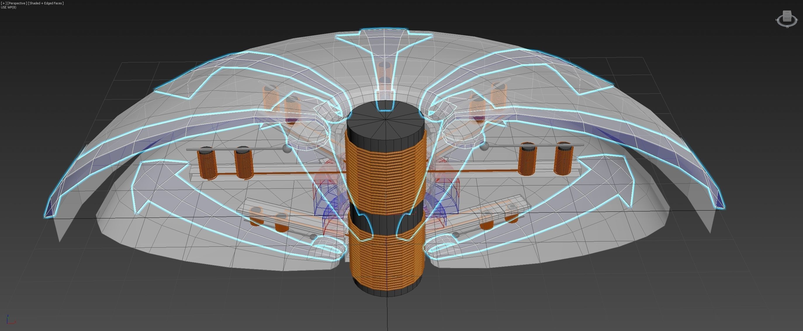 UHF - Deca-Hexa Doorbell - Concept 3D model_11