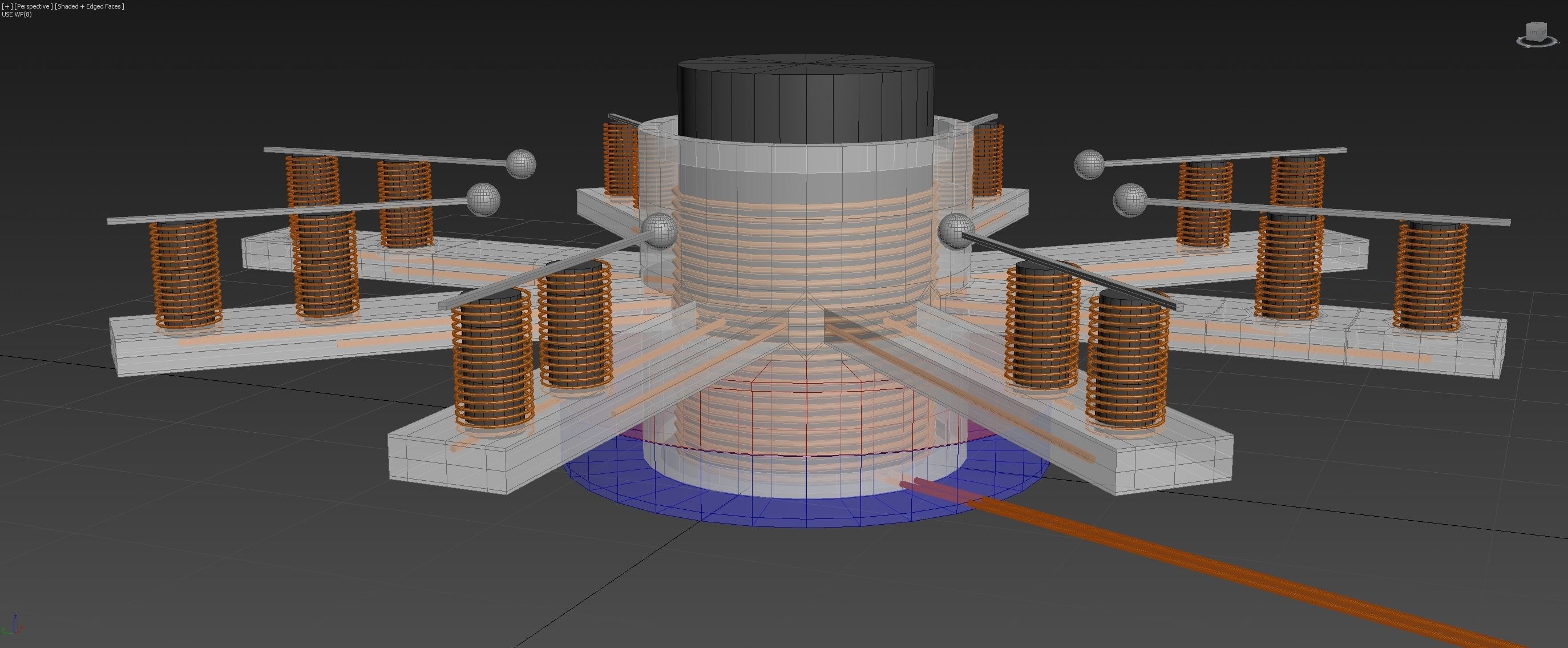 UHF - Deca-Hexa Doorbell - Concept 3D model_5