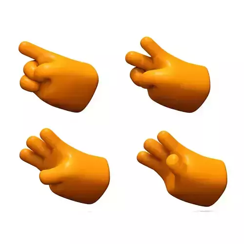 Hand Emoji Signs Bundle 