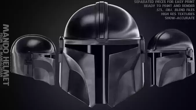 The Mandalorian Mando Helmet for Cosplay