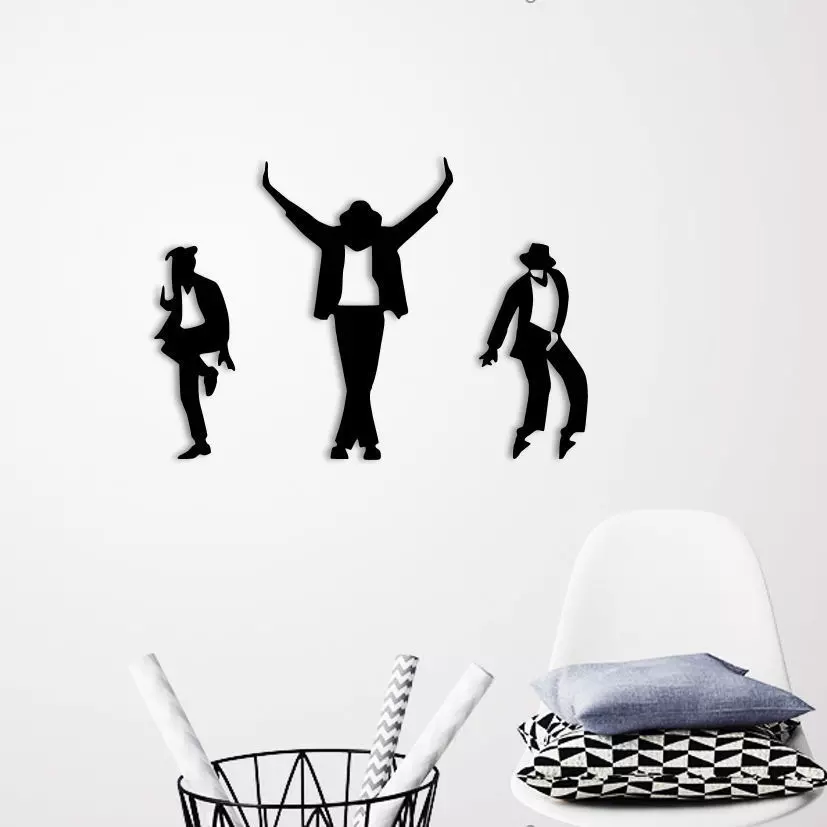 MICHAEL JACKSON DANCING WALL ART 3D print model_0