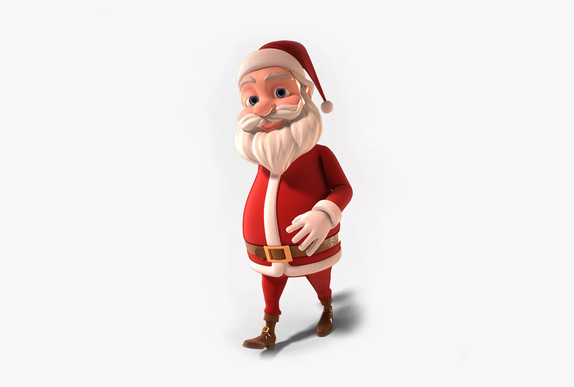  Santa Rigged 3D model_0