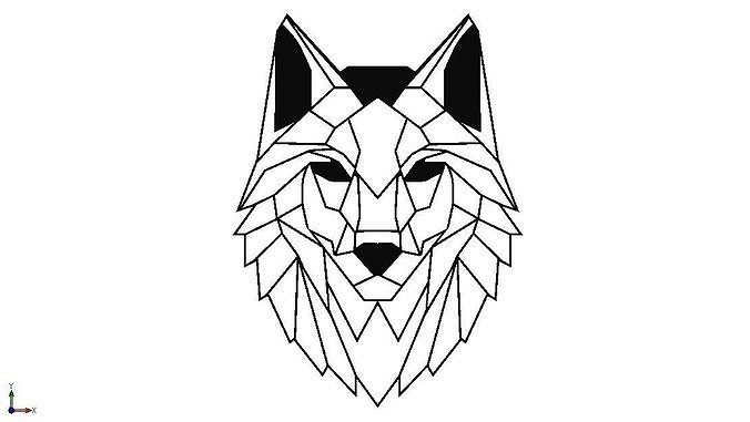Wolf Head 3D model