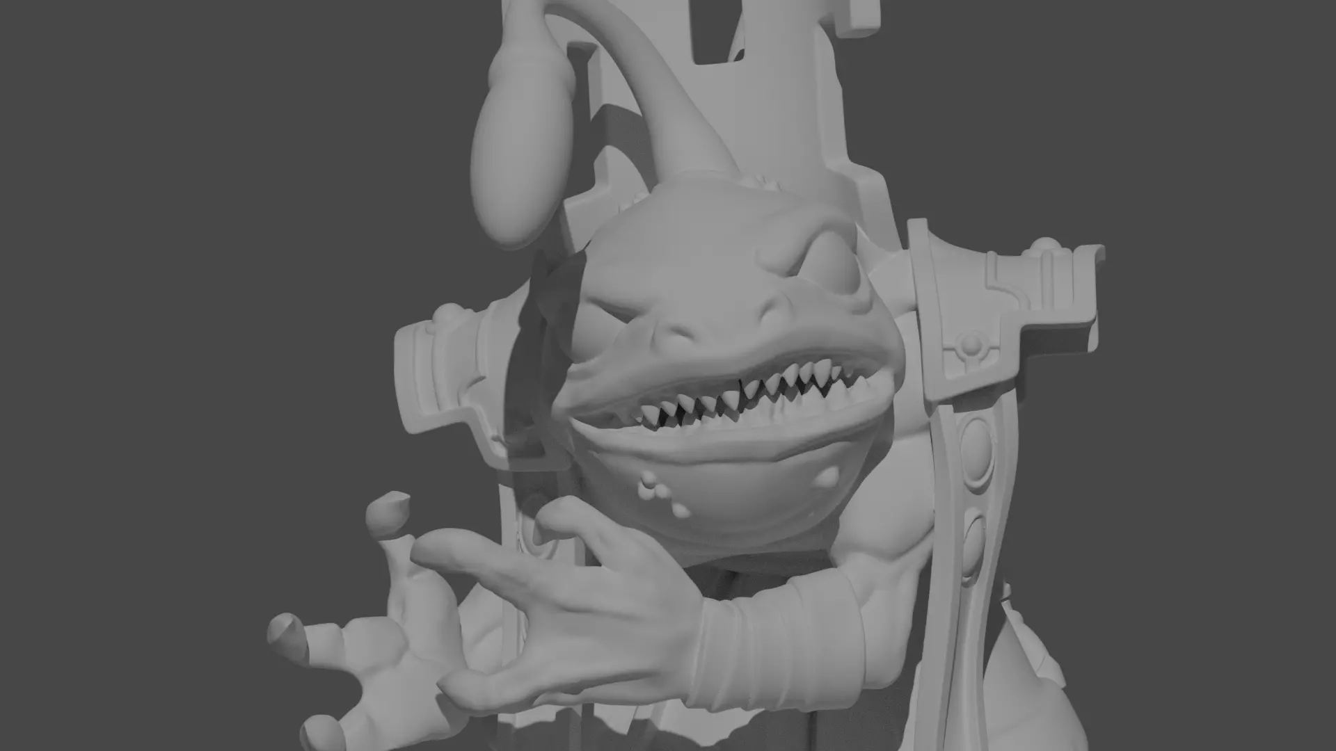 World of Warcraft- Murloc Priest 3D print model