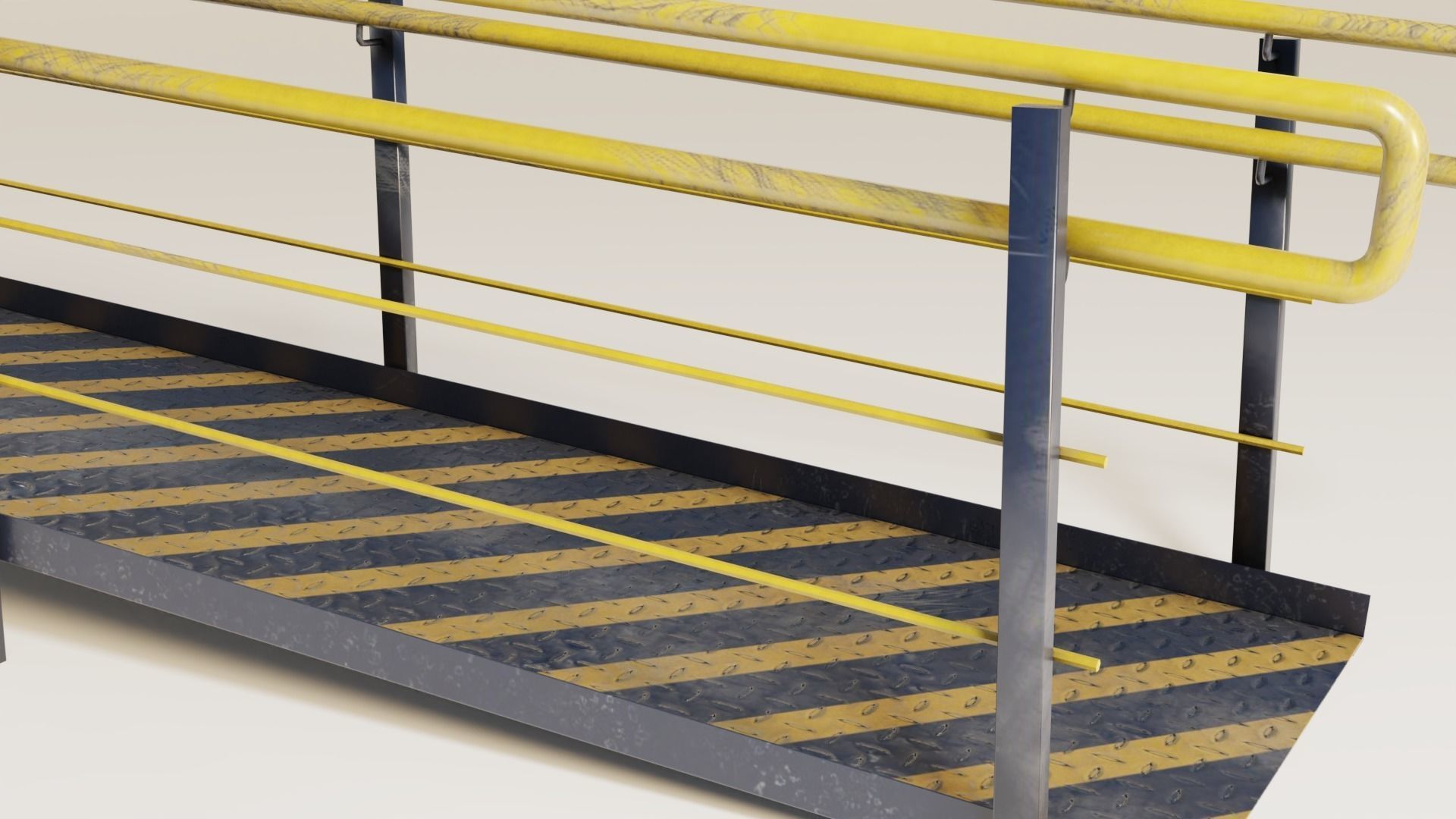 Ramp 01 PBR  Low-poly 3D model_4