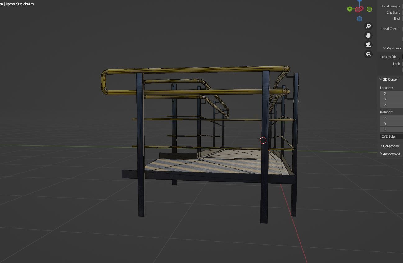 Ramp 01 PBR  Low-poly 3D model_23