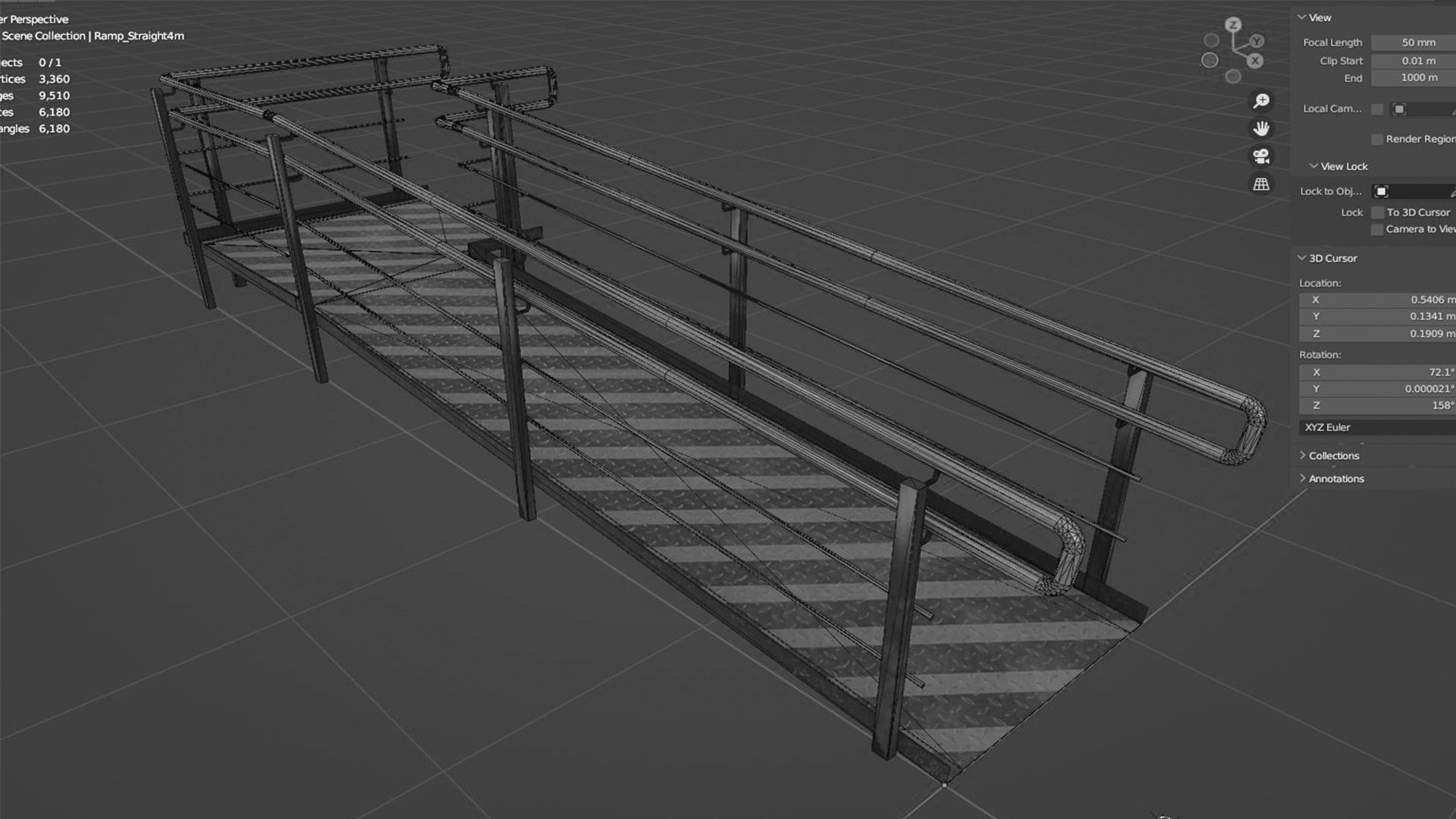 Ramp 01 PBR  Low-poly 3D model_27