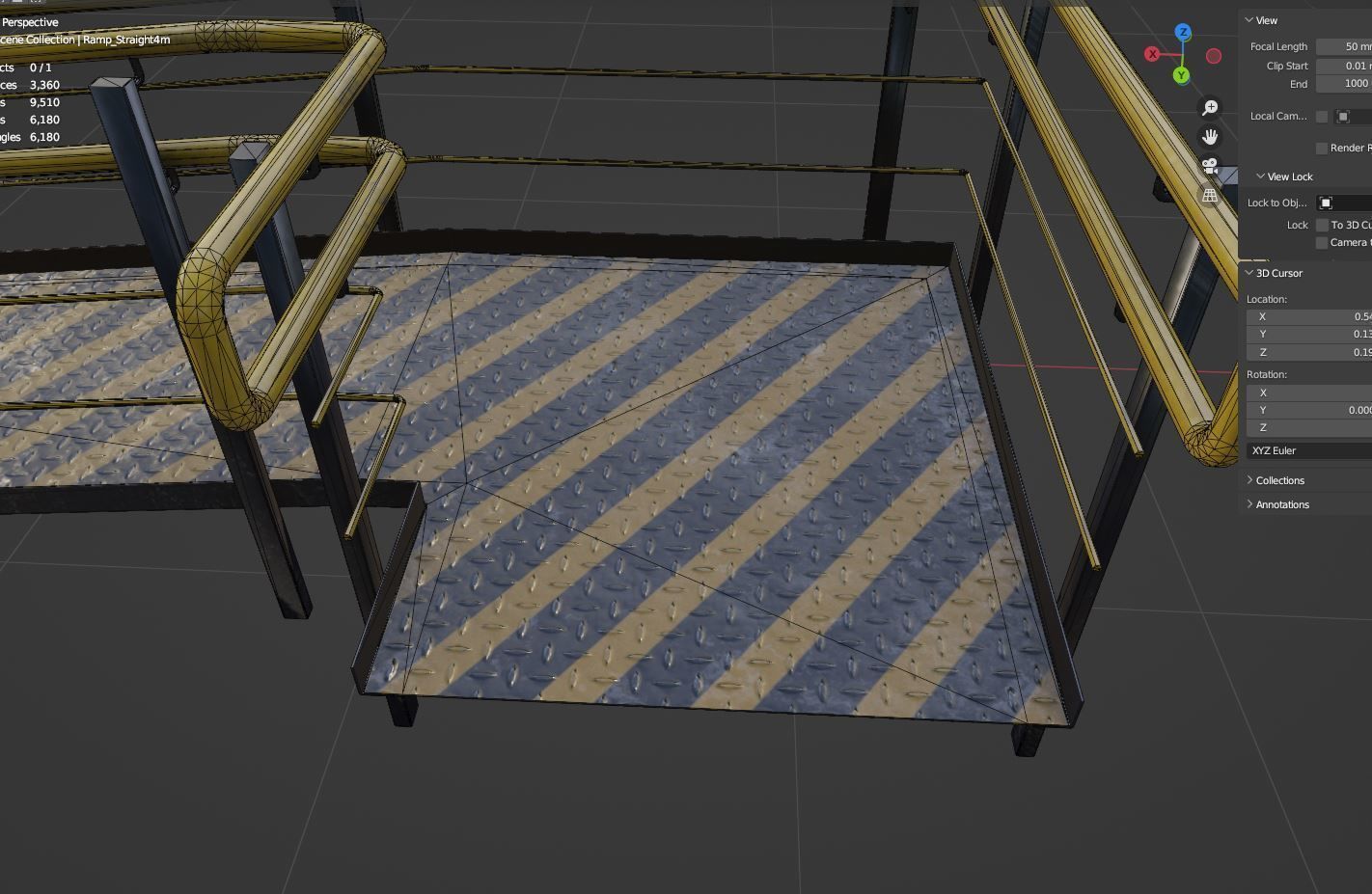 Ramp 01 PBR  Low-poly 3D model_24