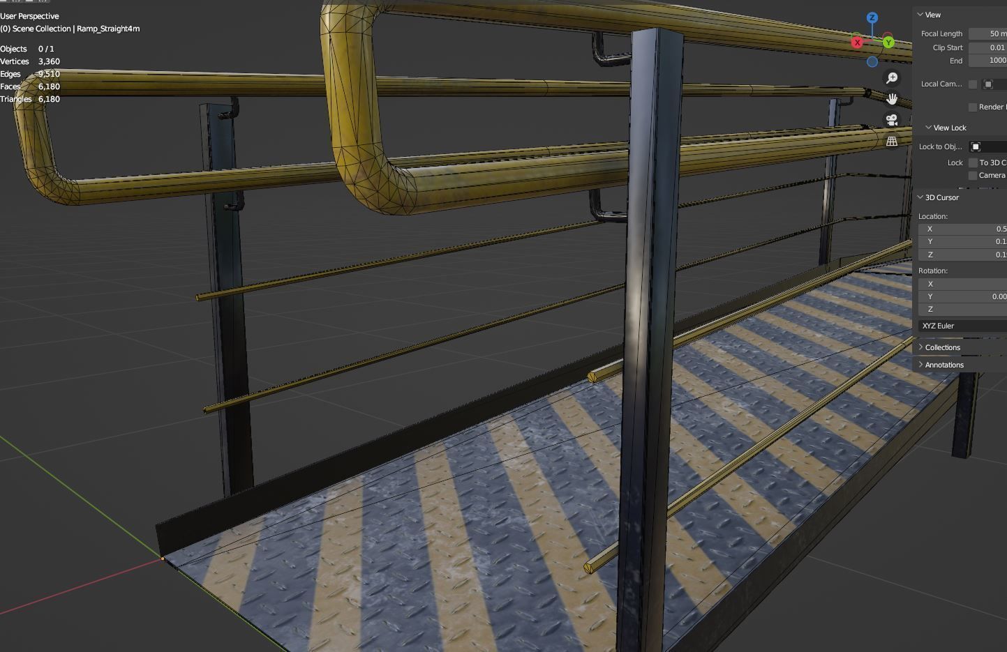 Ramp 01 PBR  Low-poly 3D model_22