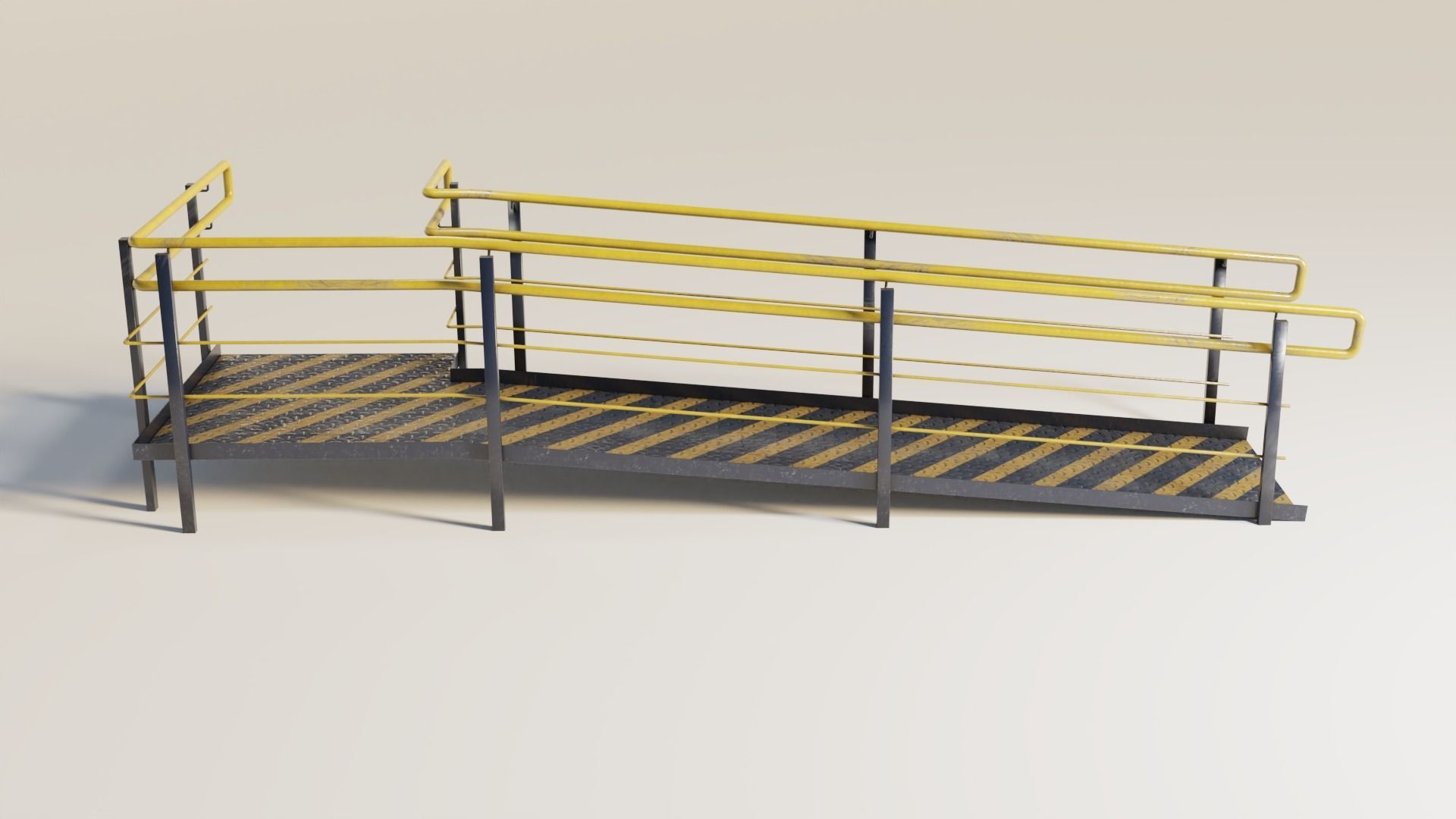 Ramp 01 PBR  Low-poly 3D model_2