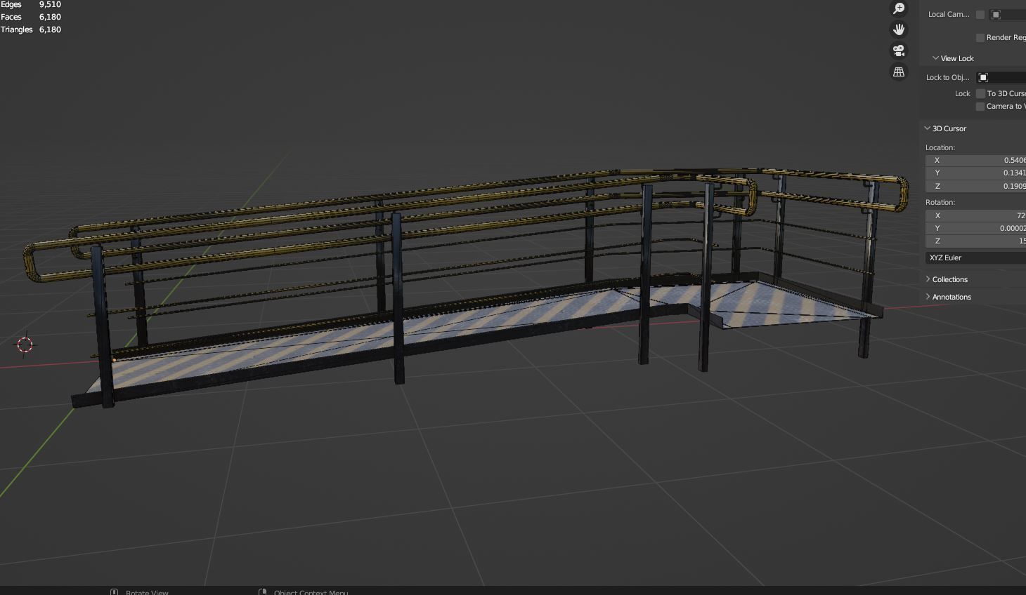 Ramp 01 PBR  Low-poly 3D model_19