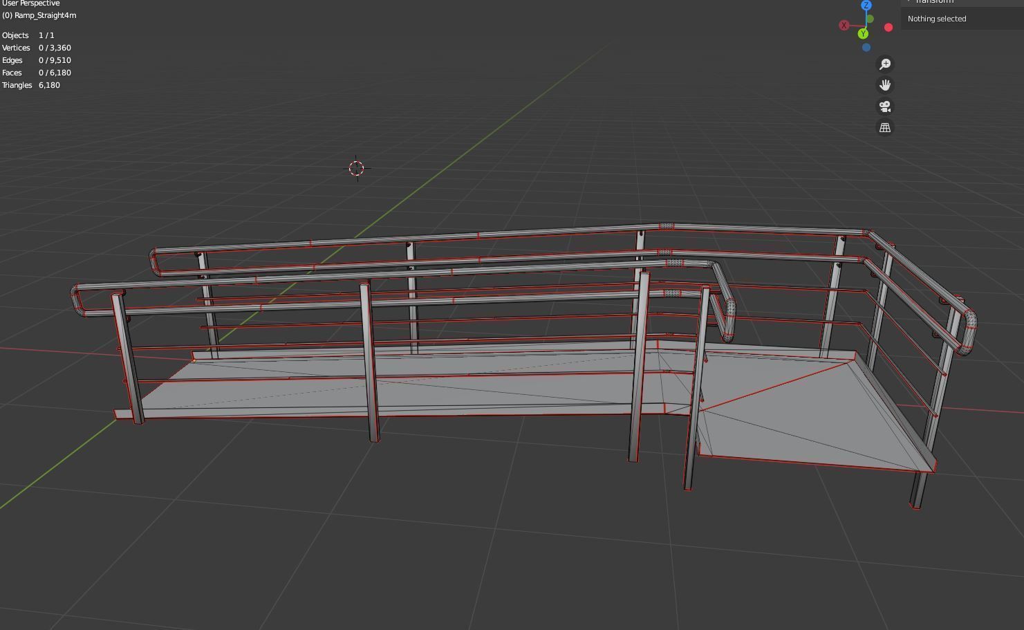 Ramp 01 PBR  Low-poly 3D model_14