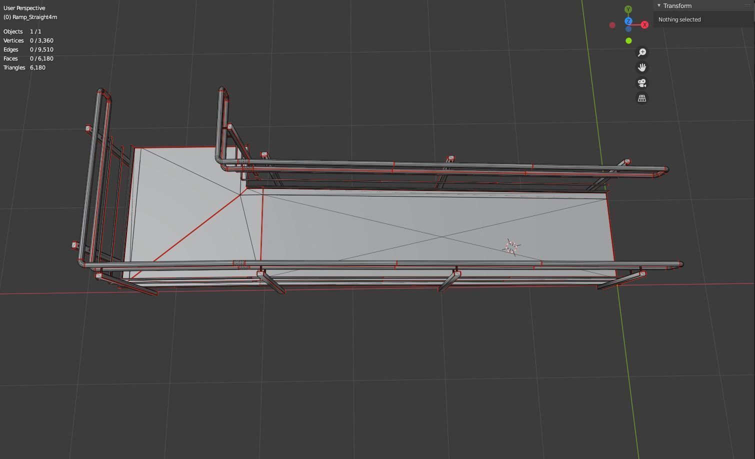 Ramp 01 PBR  Low-poly 3D model_11