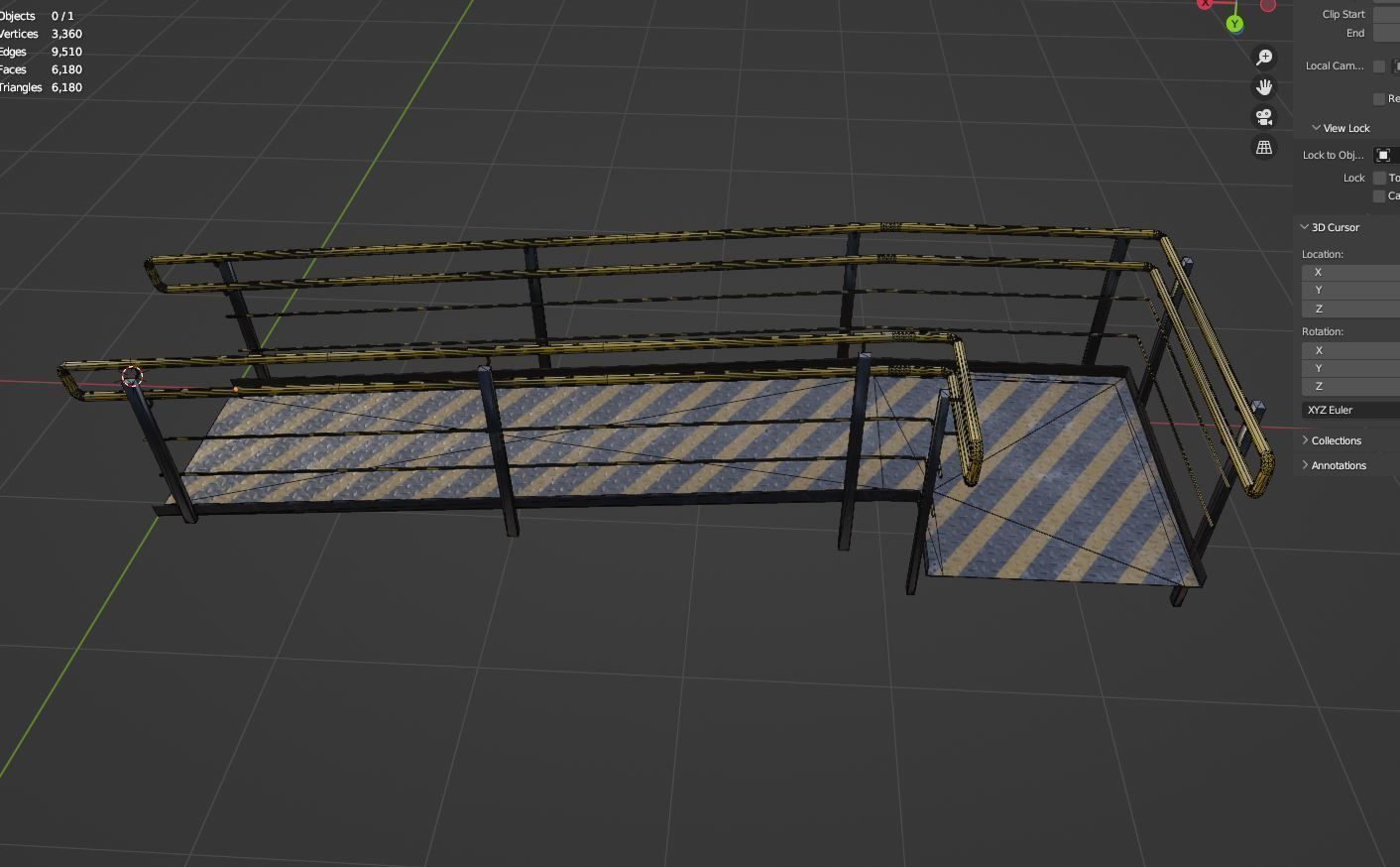 Ramp 01 PBR  Low-poly 3D model_20