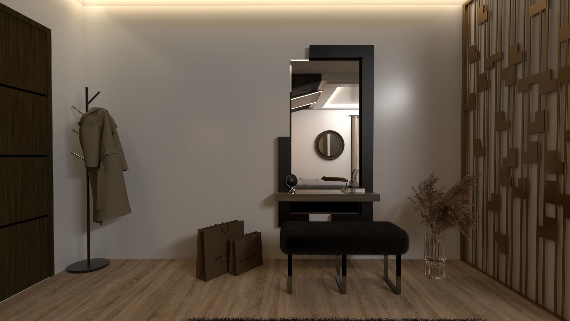 BEDROOM DESIGN 3D model_2