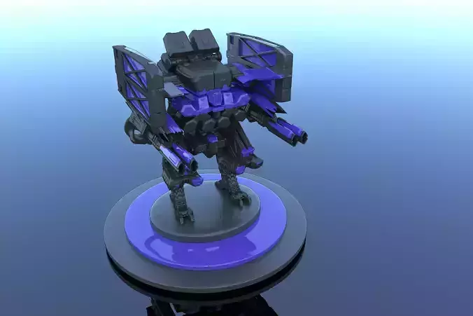 Cyborg Prototype Mecha Robot SciFi