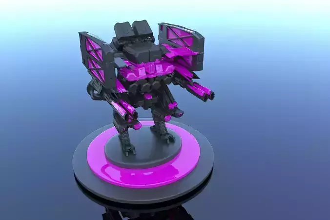 Cyborg Prototype Mecha Robot SciFi