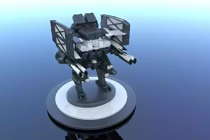 Cyborg Prototype Mecha Robot SciFi 