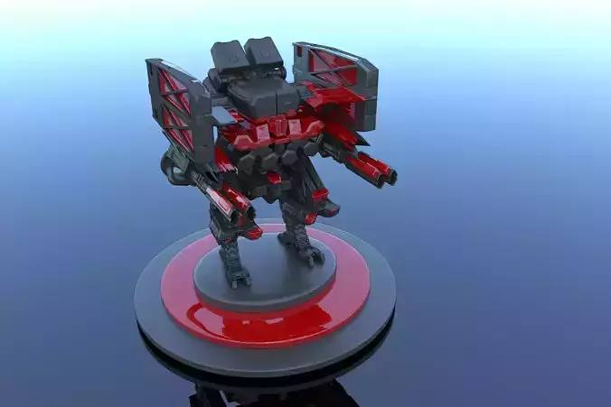 Cyborg Prototype Mecha Robot SciFi