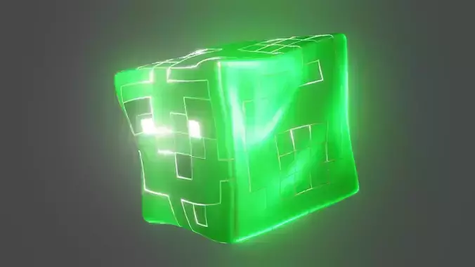 Rigged Minecraft Mecha-Slime