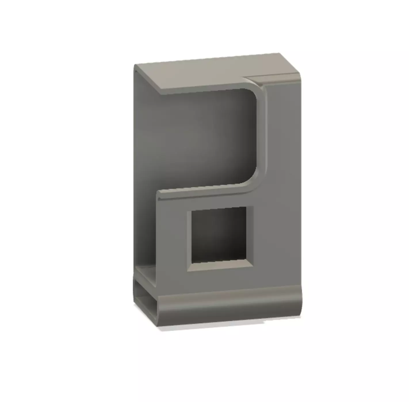 GoPro Hero 8 Vertical Mount 3D model_0