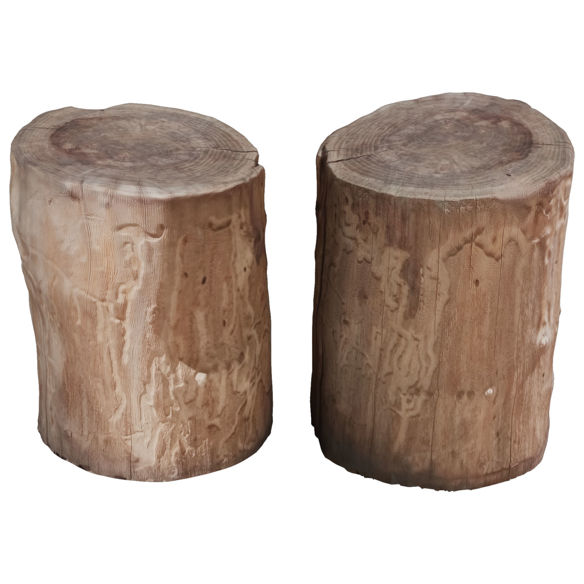 tree truck 1 Low-poly 3D model_4