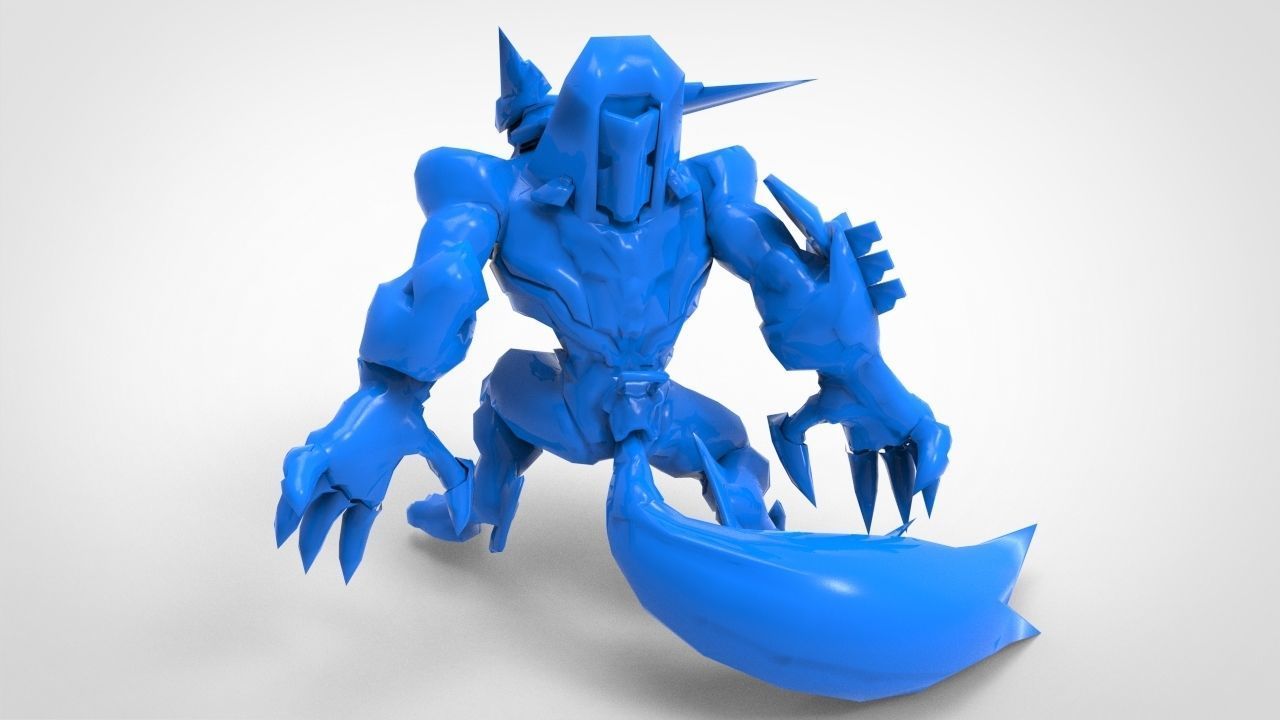 PROJECT Warwick - League of Legends 3D print model_11