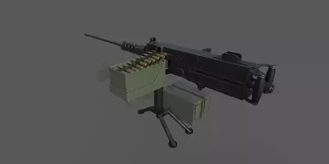 Heavy Machine Gun 3D model