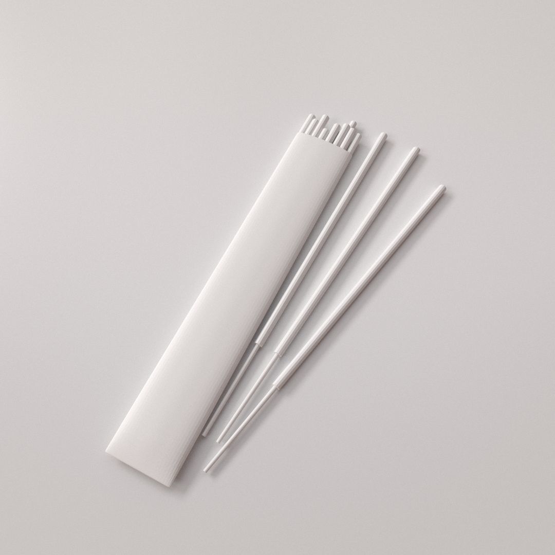 Incense three sticks 3D model_3