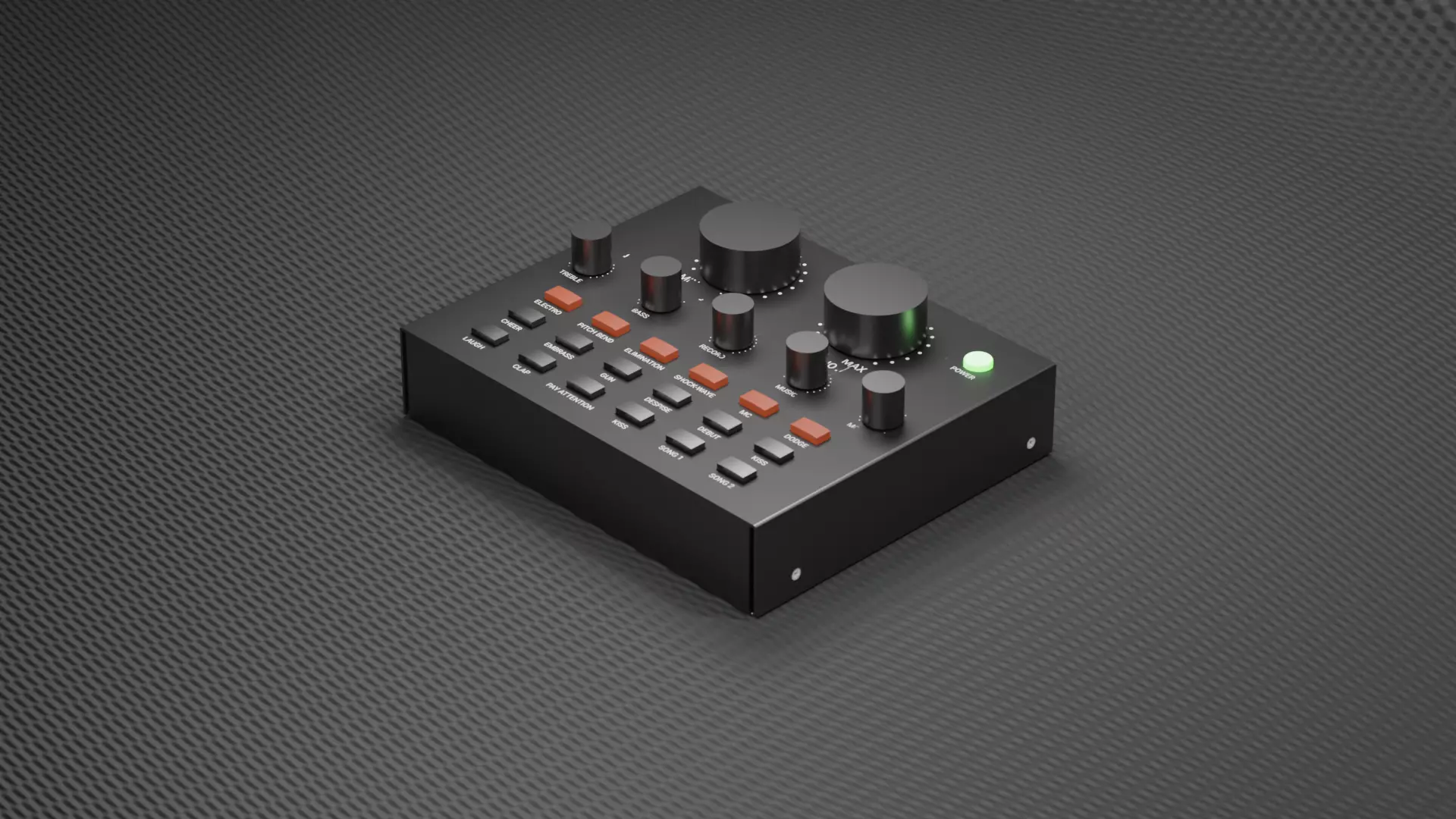 Typical Sound Card Model 3D model_0
