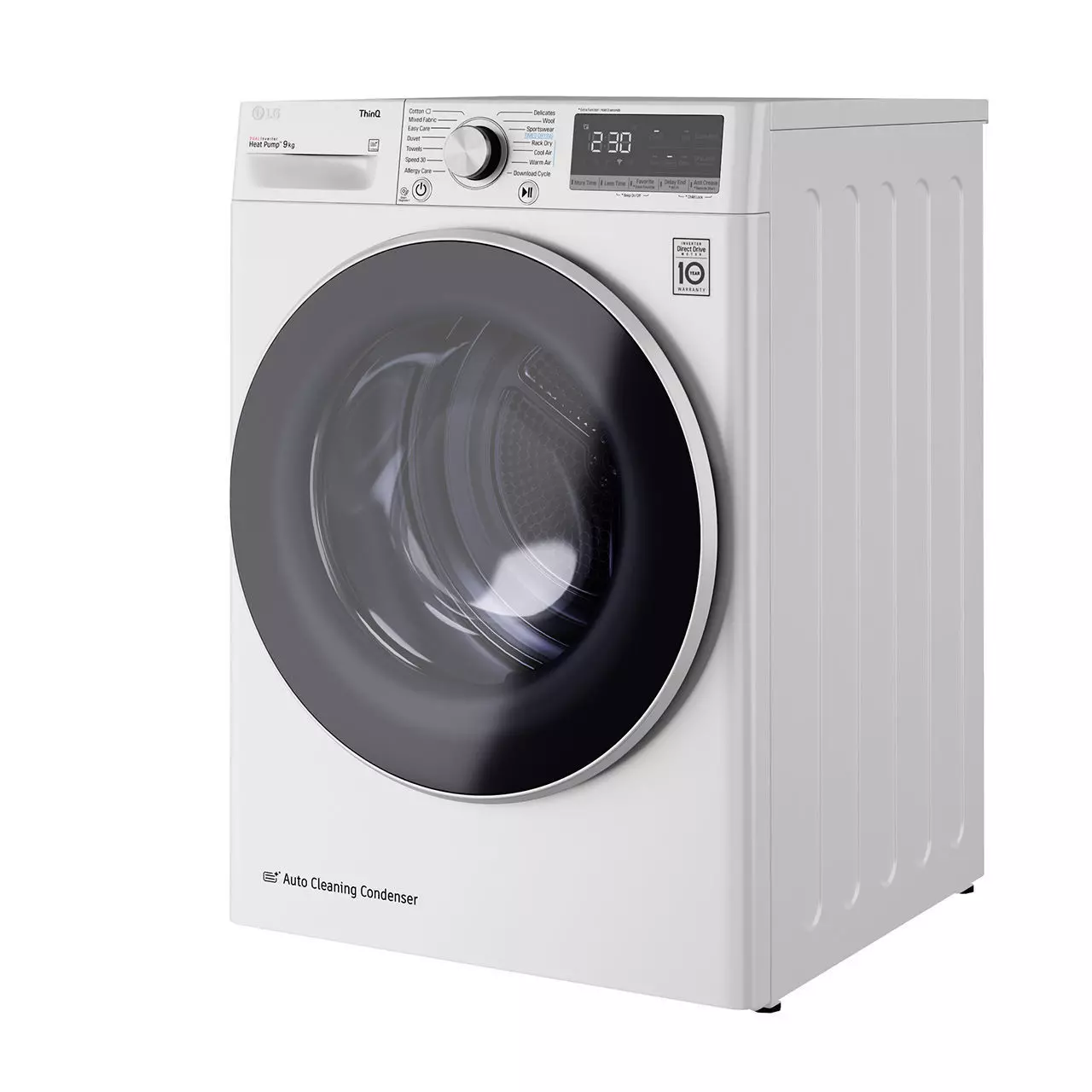 Dual Inverter Tumble Dryer 9 Kg A by LG 3D model_0