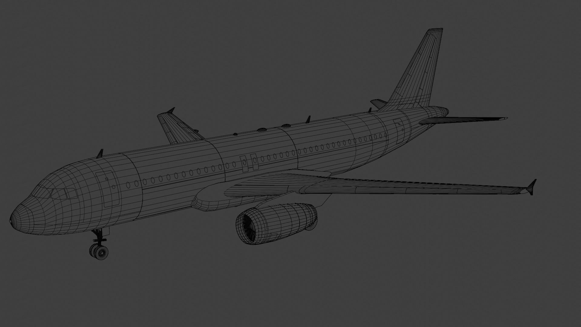Airbus A320-200 3D model_11