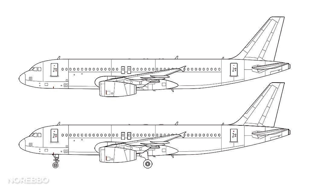 Airbus A320-200 3D model_12