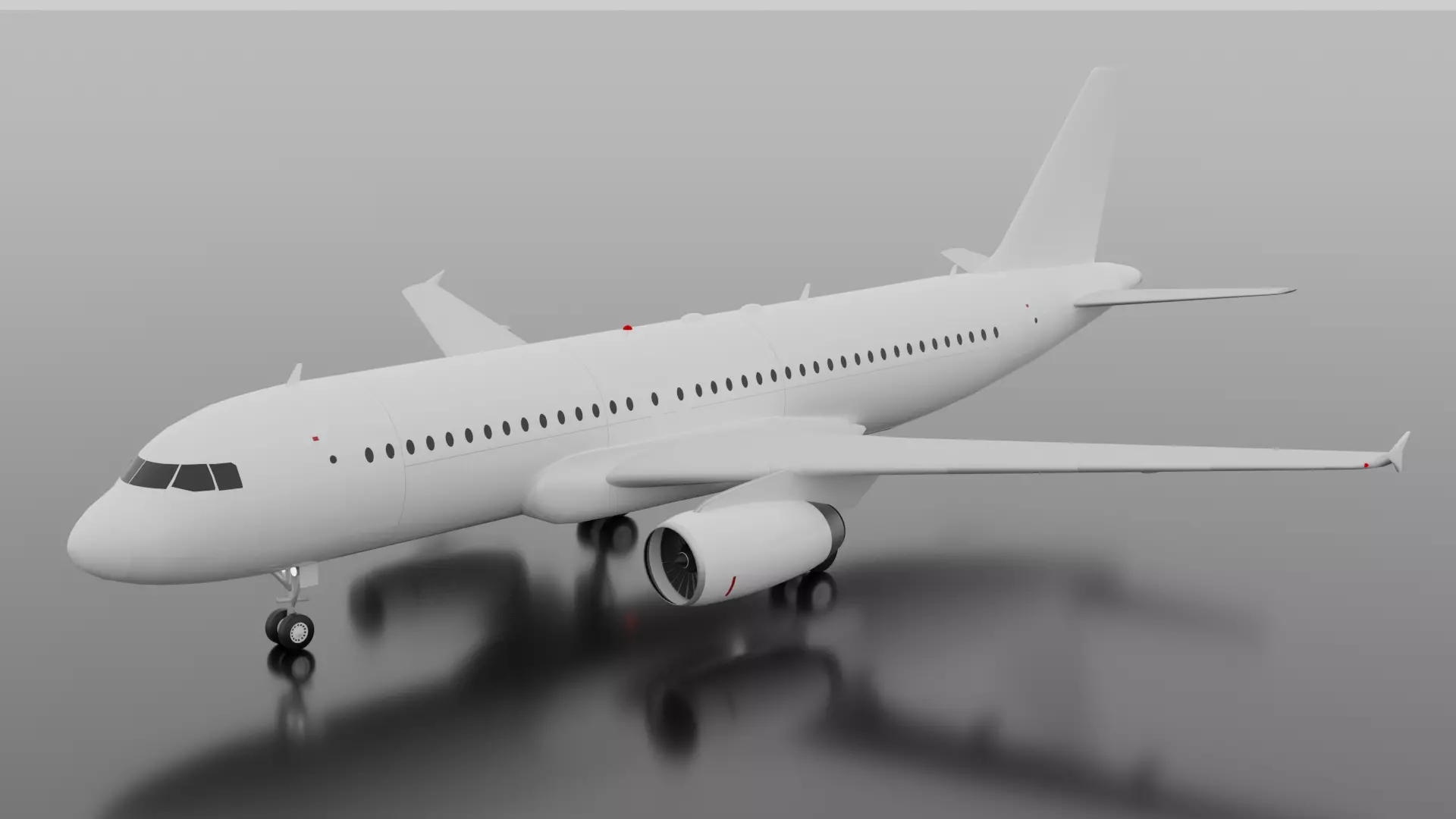 Airbus A320-200 3D model_0