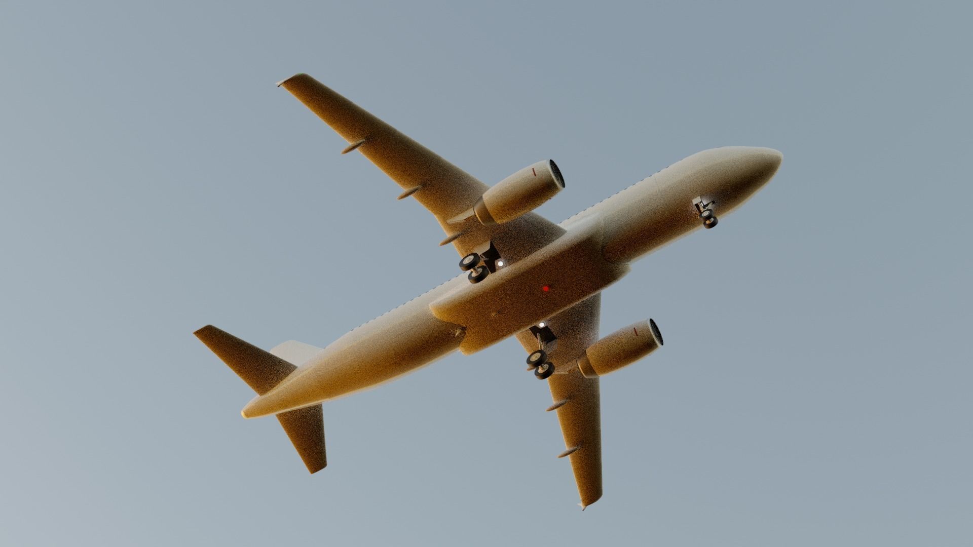 Airbus A320-200 3D model_9