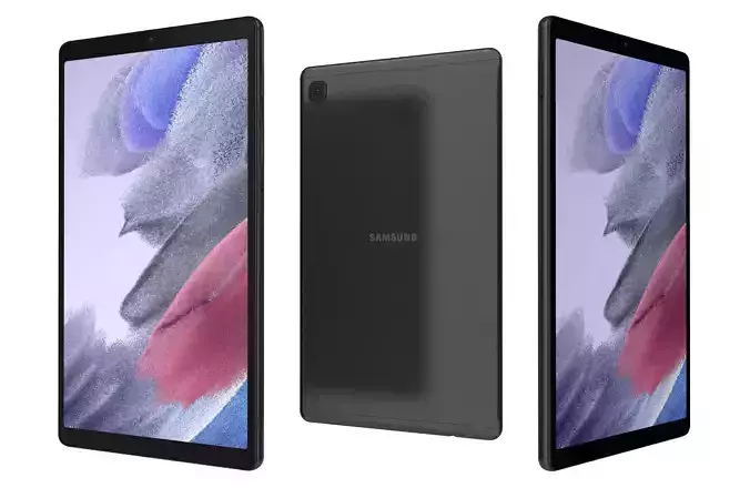 Samsung Galaxy Tab A7 Lite Gray 3D model