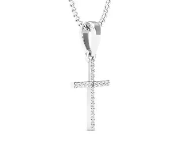 Diamond Cross pendant
